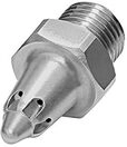 RIEGLER 114475-30.206 L&auml;rmarme Rundd&uuml;se, G 1/4 AG, Aluminium,...
