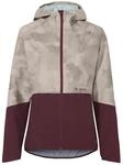 VAUDE Women's Loamer Rain Jacket, Mountainbike Regenjacke, linen, 36