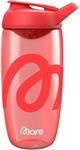 MORE Premium Shaker, 700 ml, Rot, integriertes Mischsieb & Trageschlaufe,