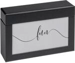 walther design Aufbewahrungsbox f&uuml;r 100 Fotos 10x15 cm, schwarz, FB-116-B, Fotobox