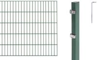 Alberts 653637 Doppelstabmattenzaun als 6 tlg. Zaun-Komplettset | verschiedene