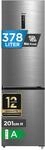 Midea 378L K&uuml;hlschrank mit Gefrierfach,201cm,29dB,EEK A,NoFrost,DualCooling 