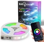 B.K.Licht I Wifi RGBIC LED Strip 5 m USB I App Steuerung I Musiksensor I...