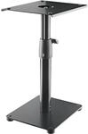 K&M 26775 Monitor Tischstativ Schwarz, Stahl - h&ouml;henverstellbare Ablage f&uuml;r