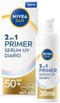 Nivea Sun Primer 2in1 T&auml;gliches UV-Serum, Gesichtsserum mit Sonnenschutz LSF...