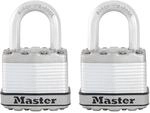 MASTER LOCK Hochsicherheits Vorh&auml;ngeschloss [Schloss mit Schl&uuml;ssel]...