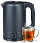 alpina Elektrischer Wasserkocher 1,5L 1850-2200W - Teekocher f&uuml;r 6 Tassen...