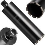 VEVOR Kernbohrer Bohrkrone &phi; 114 mm 356 mm Bohrtiefe, 1-1/4 Zoll-7 Innengewinde,