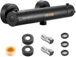 VEVOR Duscharmatur mit Thermostat Brausemischer Duschhahn mit 38 &deg;C