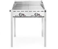 HENDI Grillsystem Green Fire 2 Brenner, mit 2 Edelstahl Grillroste GN 1/1, mit