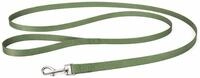 hundeleine - ziggi kaki - 200 cm x 20 mm - Nylon Leine f&uuml;r Hund - karabinerhaken mit