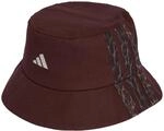 adidas Unisex Sportswear Classic Graphic Bucket, Shadow Brown/Earth strata, S-M