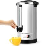 NutriChef Einkochautomat & Hei&szlig;wasserspender 19L &ndash; Edelstahl Boiler mit