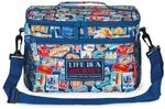 LEGAMI - Lunchbag f&uuml;r das Mittagessen, Thema Travel Stickers, Lunchbag f&uuml;r das