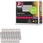 Paulmann MaxLED 1000 LED Strip Erweiterung 2,5m Warmwei&szlig; 18W 1100lm/m 2700K...