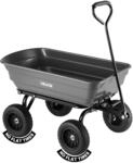 VEVOR Gartenwagen mit Kippfunktion, 272kg Belastbarer Bollerwagen 270&deg; Drehbarer
