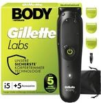 Gillette Labs i5 Body + Intimate Trimmer Herren, Schwarz/Gr&uuml;n | Intimrasierer...