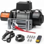 VEVOR Elektrische Seilwinde, 8165kg, Motorwinde mit &Phi;1,1x2590,8cm