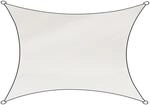 Livin'outdoor schaduwdoek Como Poly rchthk 3x4m wit
