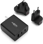 ANSMANN Universal Reiseadapter Schnellladeger&auml;t, Multiport Travel Charger...