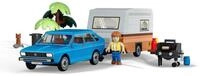 Volkswagen Passat B1 with Caravan, Rot, Blau, Gelb, Gr&uuml;n