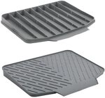 Metaltex Gravity-Duo Abtropfmatte &ndash; beidseitig nutzbar, 40x33cm, Schweizer