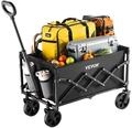 VEVOR Bollerwagen 66x45x46 cm, 102 kg Faltbarer Transportwagen mit...
