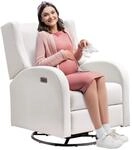 VEVOR Elektrischer Ruhesessel mit Drehfunktion & Gleitfunktion, 113,4 kg...