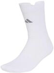 adidas Unisex Tennis Crew Socks Cushioned 1 Pair Pack Socks, white/grey three, M