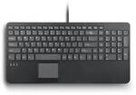 Perixx PERIBOARD-534 US Kompakte USB-Tastatur mit Touchpad, X-Typ-Scherentasten, 39,7