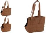 Hundetasche - Tragetasche Peaches Braun &ndash; 46x23x31,5cm &ndash; Kunstleder &ndash; &Ouml;ffnung
