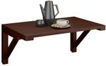 Relaxdays Klapptisch Wand, BxT: 60 x 40 cm, Holz, Esstisch, Schreibtisch,