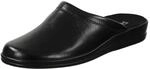 Rohde Maultier 2690 Leder Herren Hausschuhe 9/43 Schwarz
