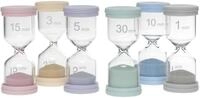 TFA Dostmann Buntes Sanduhren-Set, 18.6012.30, mit 6 Farben (1, 3, 5, 10, 15...