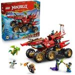 LEGO NINJAGO W&uuml;stensegler - 3-in-1 Ninja-Spielset, umwandelbar in fliegendes...