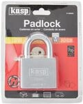 Kasp Stahlschloss, 60 mm, K18060D, Chrome, Open Shackle