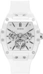 Guess Watches Phoenix Herren Uhr analog Quarzwerk mit Silikon Armband GW0203G2