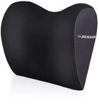 Dunlop Nackenst&uuml;tze - Autositz Nackenkissen - 100% Memory Foam - Universal Fit -