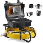 VEVOR Rohrkamera 50m 9 Zoll Inspektionskamera 1 Megapixel Kanalkamera 720P
