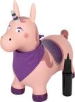 small Foot H&uuml;pftier Einhorn, aufblasbares H&uuml;pfspielzeug mit Halstuch und...