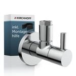 Kirchhoff Design Universal Eckventil mit Schnellverschluss, Eckregulierventil f&uuml;r