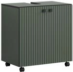 trendteam smart living PureBliss Waschbeckenunterschrank auf Rollen Gr&uuml;n...