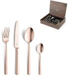 Amefa VENTURA Besteckset 24-teilig 6 Personen, 18/10-Edelstahl, Kupfer