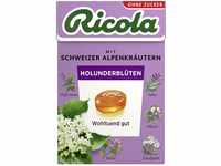 Ricola Holunderblüten, 50g Böxli Schweizer Kräuter-Bonbons mit 13...