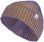 adidas Unisex Effect Beanie Hat, Solar Purple/Crew Yellow/Solar Purple, S-M