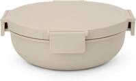 Brabantia Make & Take Salatsch&uuml;ssel 1,3 l, Lunchbox mit separatem Beh&auml;lter...