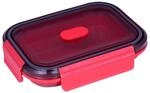 Lurch Frischhaltebox Silikon faltbar up & down 800 ml frozen pink