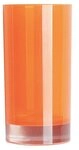 Exc&eacute;lsa EX46885 Zahnputzbecher, Polystyrol, orange, 6.3 x 6.3 x 13 cm