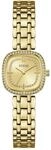 Guess Hazel, Damen Armbanduhr, Quarz Analog, Edelstahl, 25mm, Silikonarmband,...