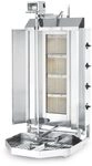 HENDI D&ouml;nergrill, Gyrosgrill, Vertikalgrill, Drehgrill, 4 Brenner, bis zu 80kg,